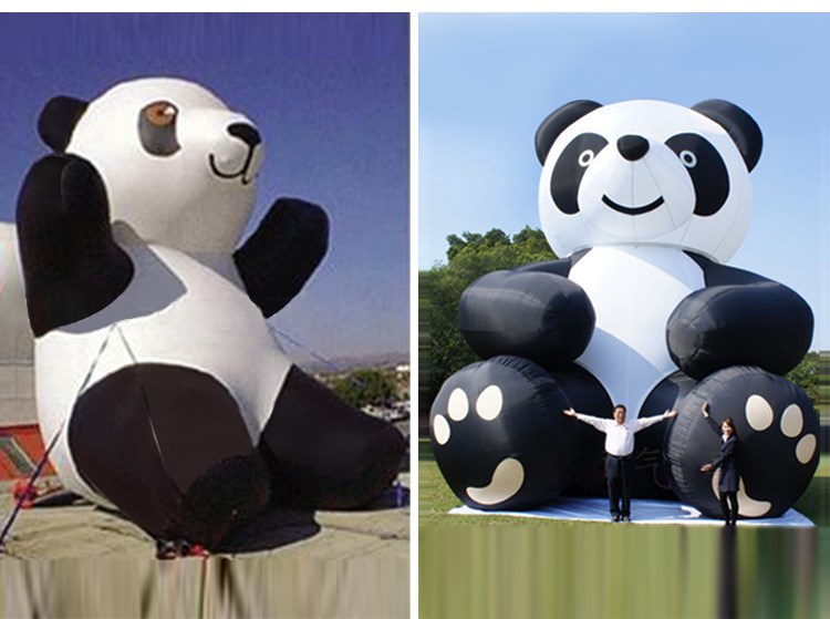北京充气熊猫展示