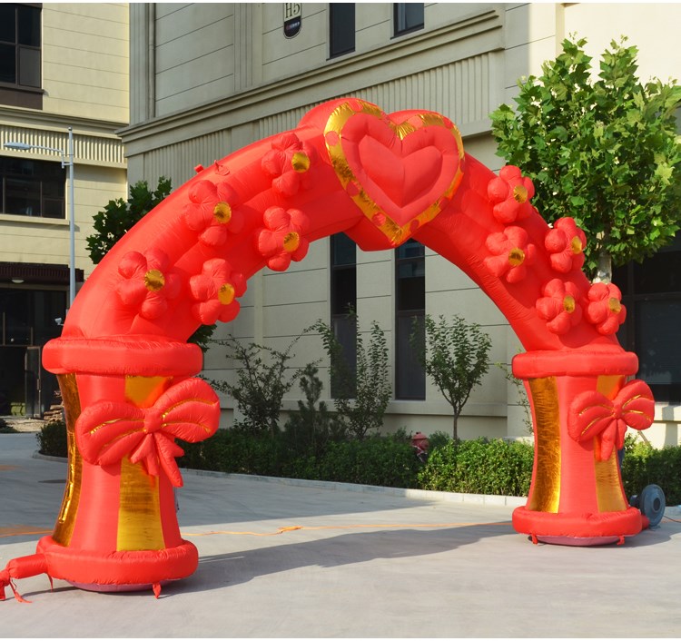 北京婚庆红色拱门