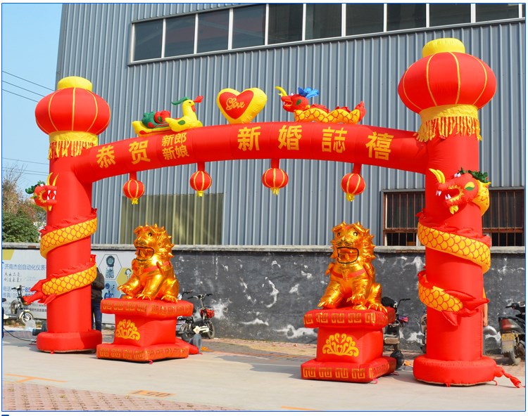 北京灯笼柱拱门